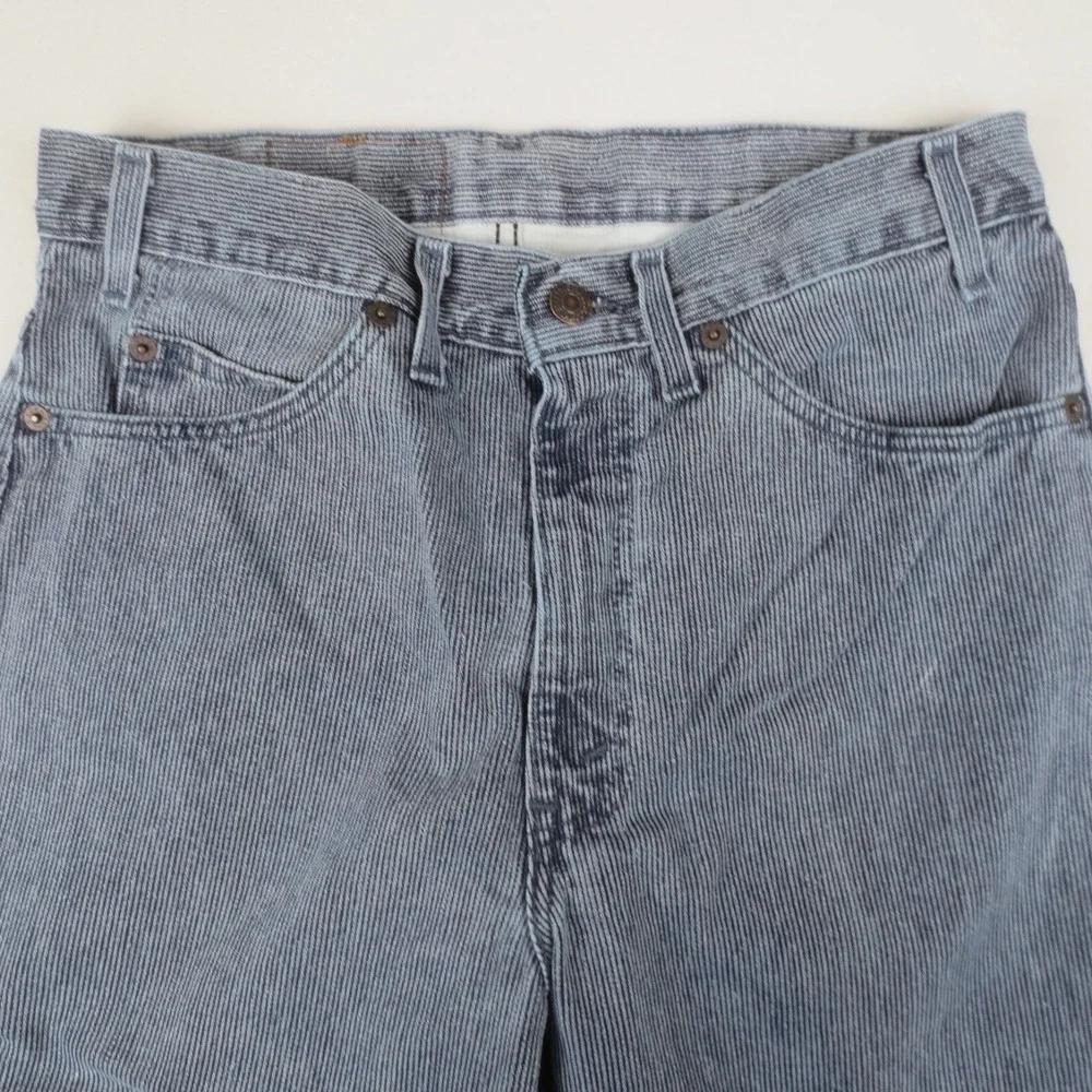 Levis 40550 6216 Corduroy Pants Mens 32x30 Blue Vintage 80s White Tab Taper USA